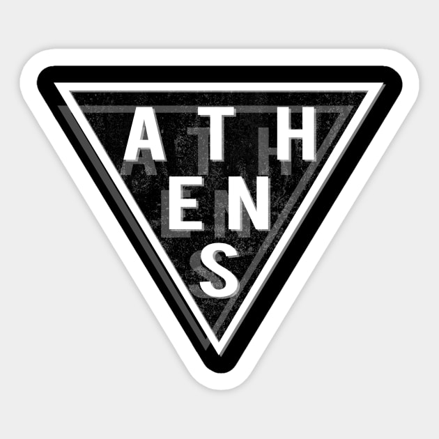 'Athens Greece' Awesome Athens Greek Mythology Gift Sticker by ourwackyhome